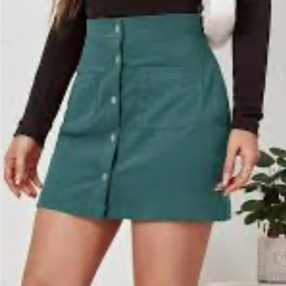 Banana Republic velvet button down mini skirt size women’s 2 - Picture 1 of 10